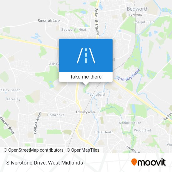 Silverstone Drive map