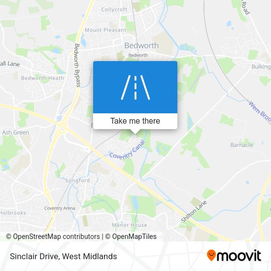 Sinclair Drive map
