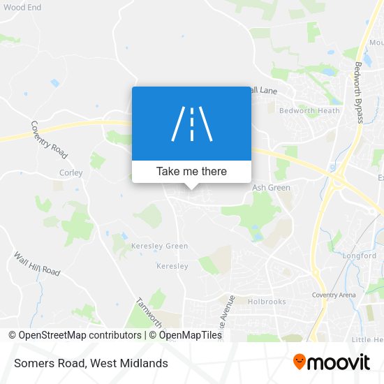 Somers Road map