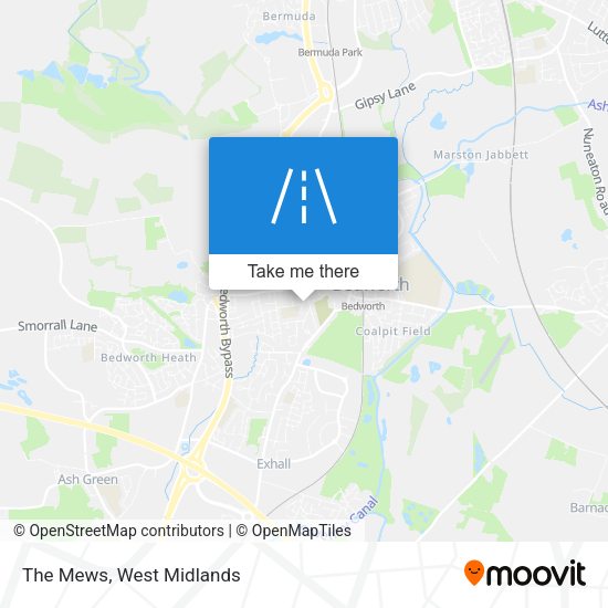 The Mews map