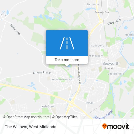 The Willows map