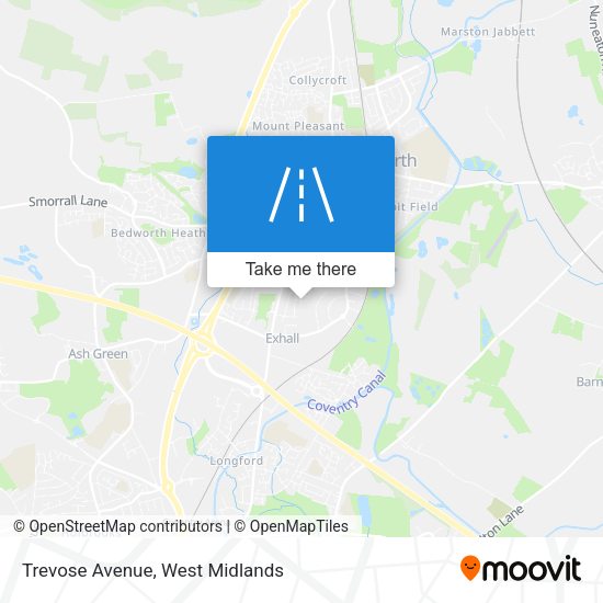 Trevose Avenue map