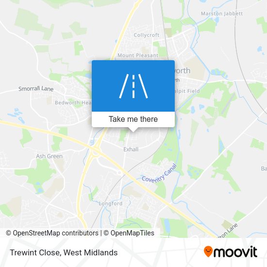 Trewint Close map