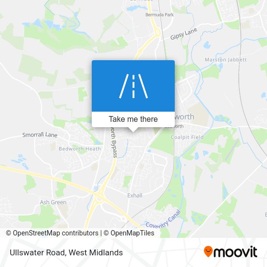 Ullswater Road map