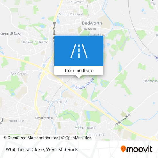 Whitehorse Close map
