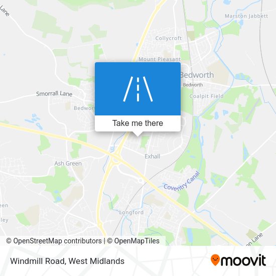 Windmill Road map