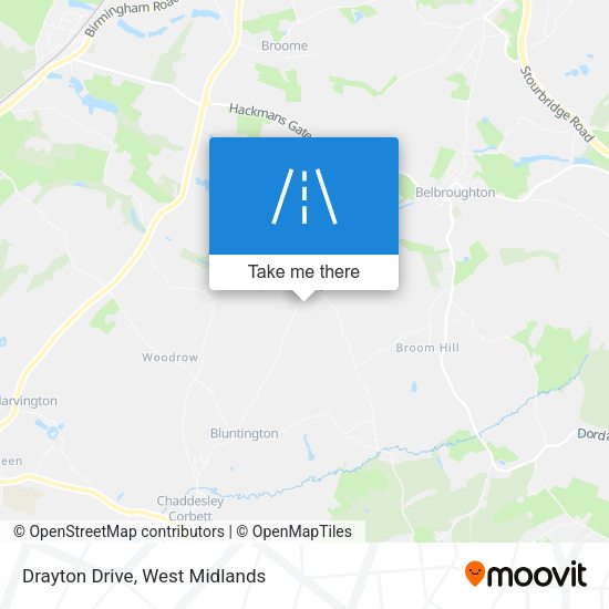 Drayton Drive map