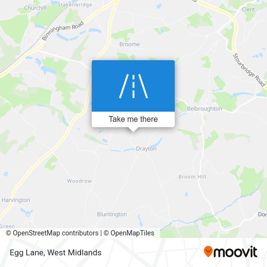 Egg Lane map