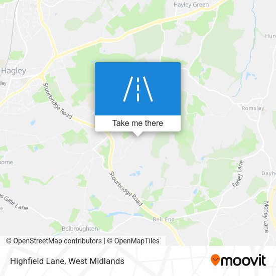 Highfield Lane map