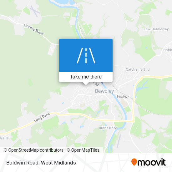 Baldwin Road map