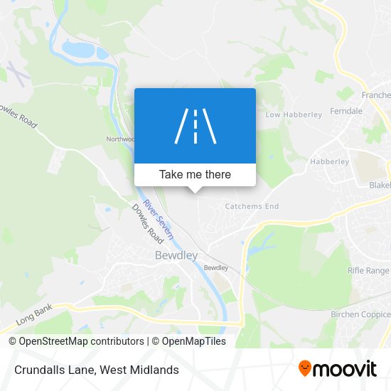 Crundalls Lane map