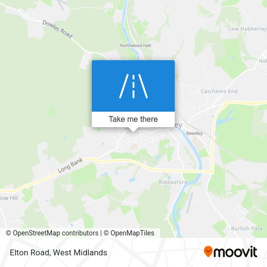 Elton Road map