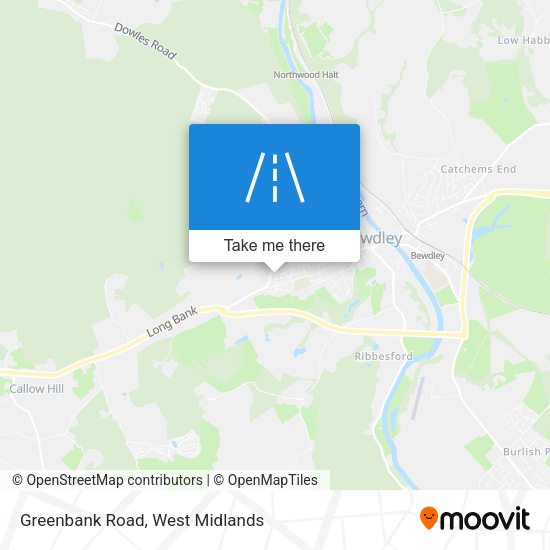 Greenbank Road map