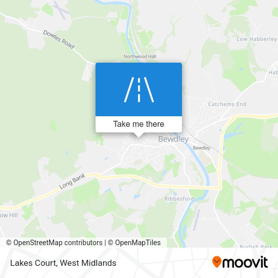 Lakes Court map