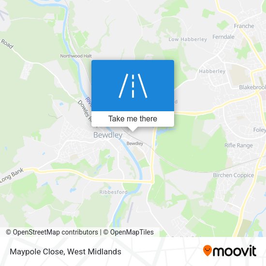 Maypole Close map