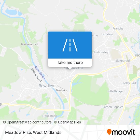 Meadow Rise map