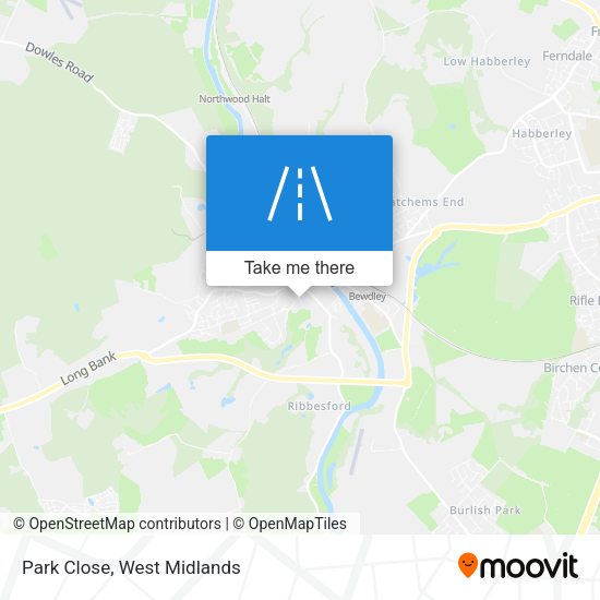 Park Close map