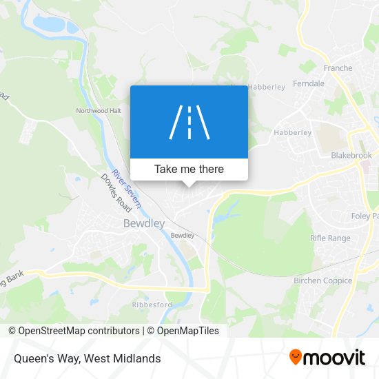 Queen's Way map