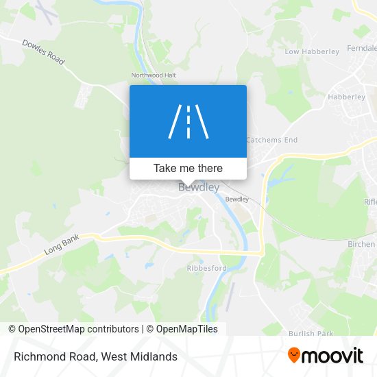 Richmond Road map