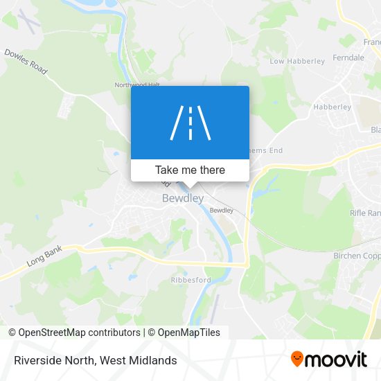 Riverside North map