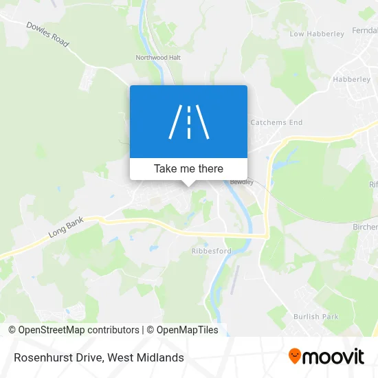 Rosenhurst Drive map