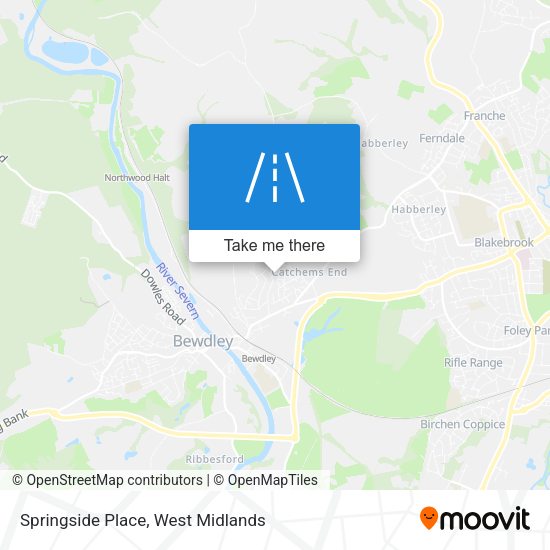 Springside Place map