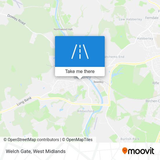 Welch Gate map