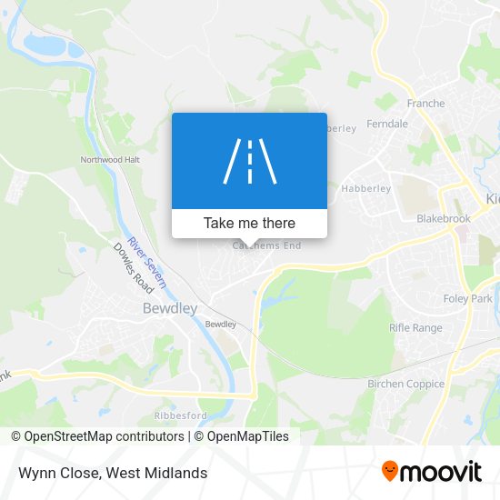 Wynn Close map