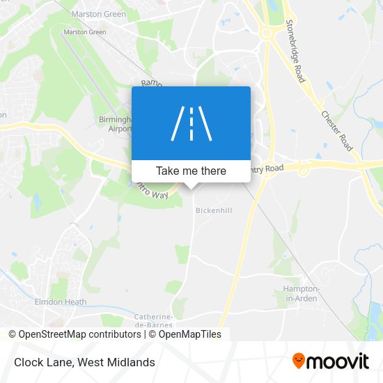 Clock Lane map