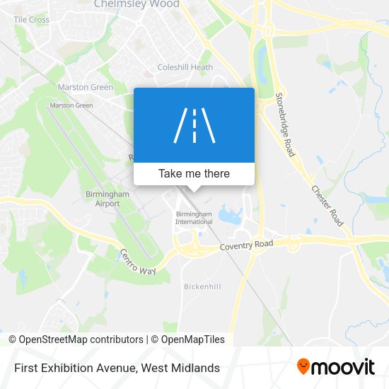 First Exhibition Avenue map