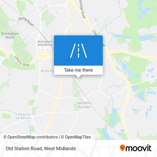 Old Station Road map