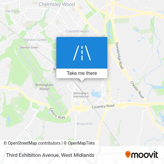 Third Exhibition Avenue map