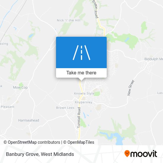 Banbury Grove map