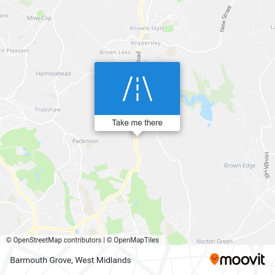 Barmouth Grove map