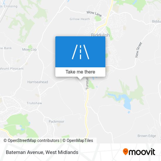 Bateman Avenue map