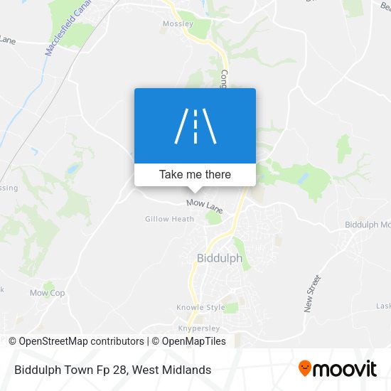 Biddulph Town Fp 28 map