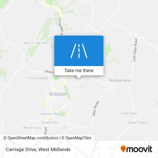 Carriage Drive map