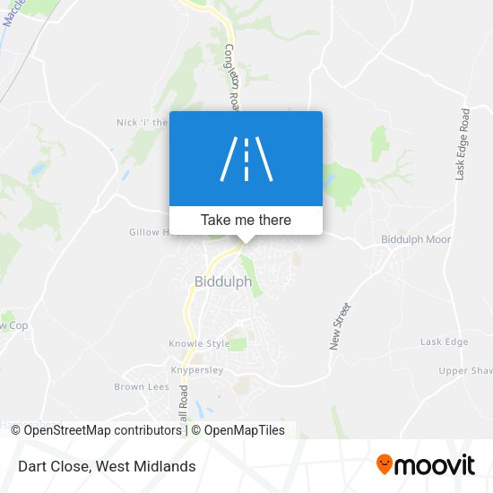 Dart Close map