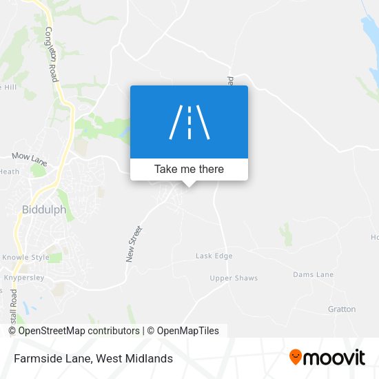 Farmside Lane map