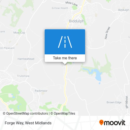 Forge Way map