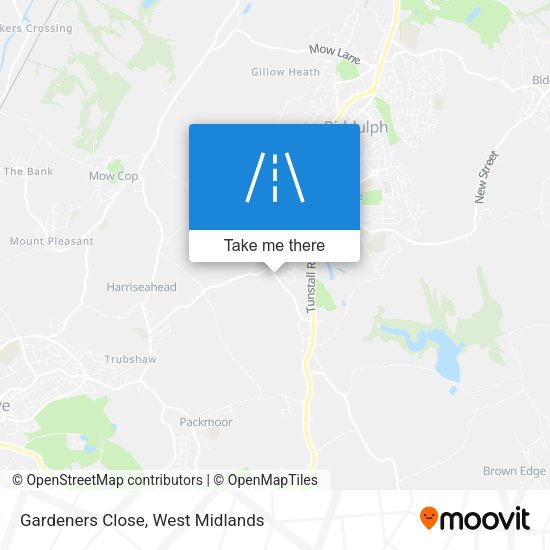Gardeners Close map