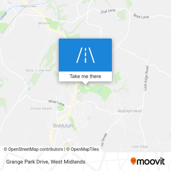 Grange Park Drive map