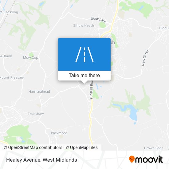Healey Avenue map
