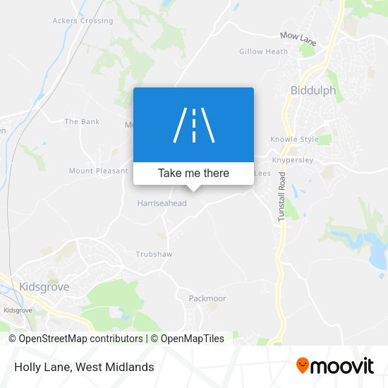 Holly Lane map