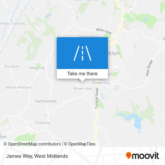 James Way map