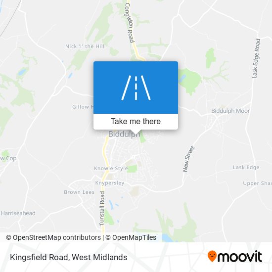 Kingsfield Road map