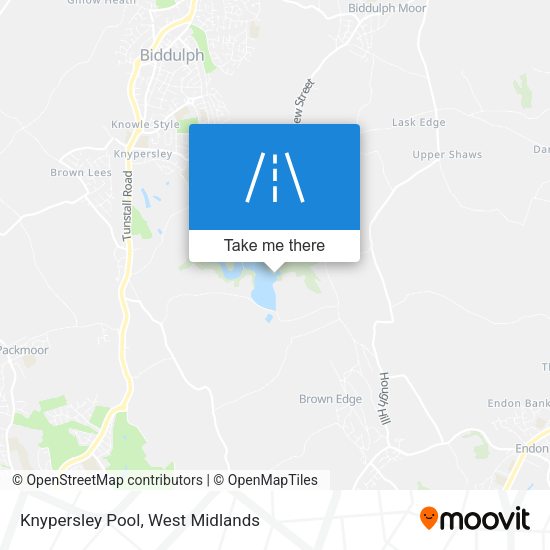 Knypersley Pool map