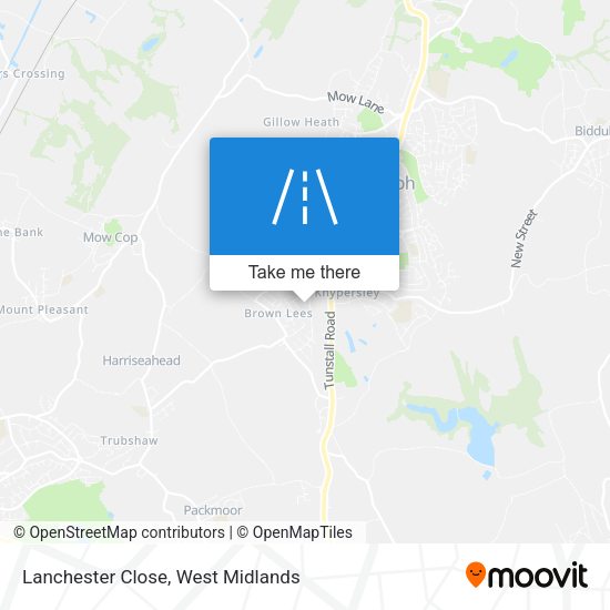 Lanchester Close map