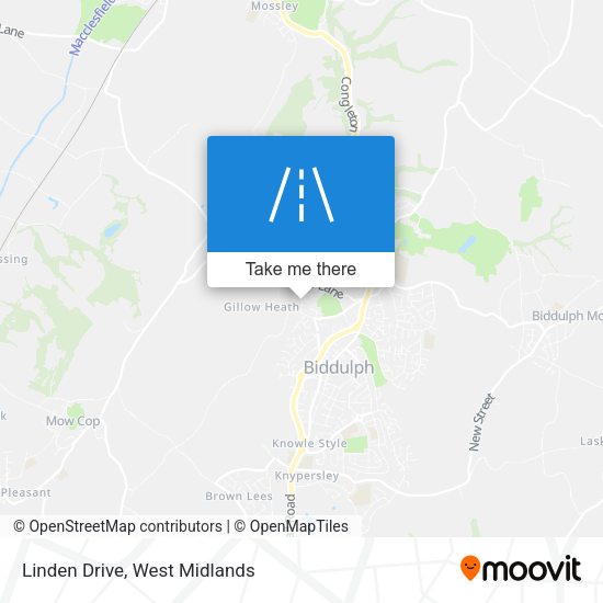 Linden Drive map