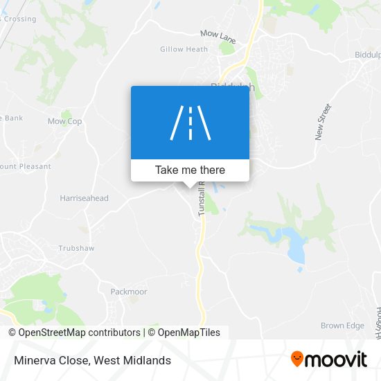 Minerva Close map